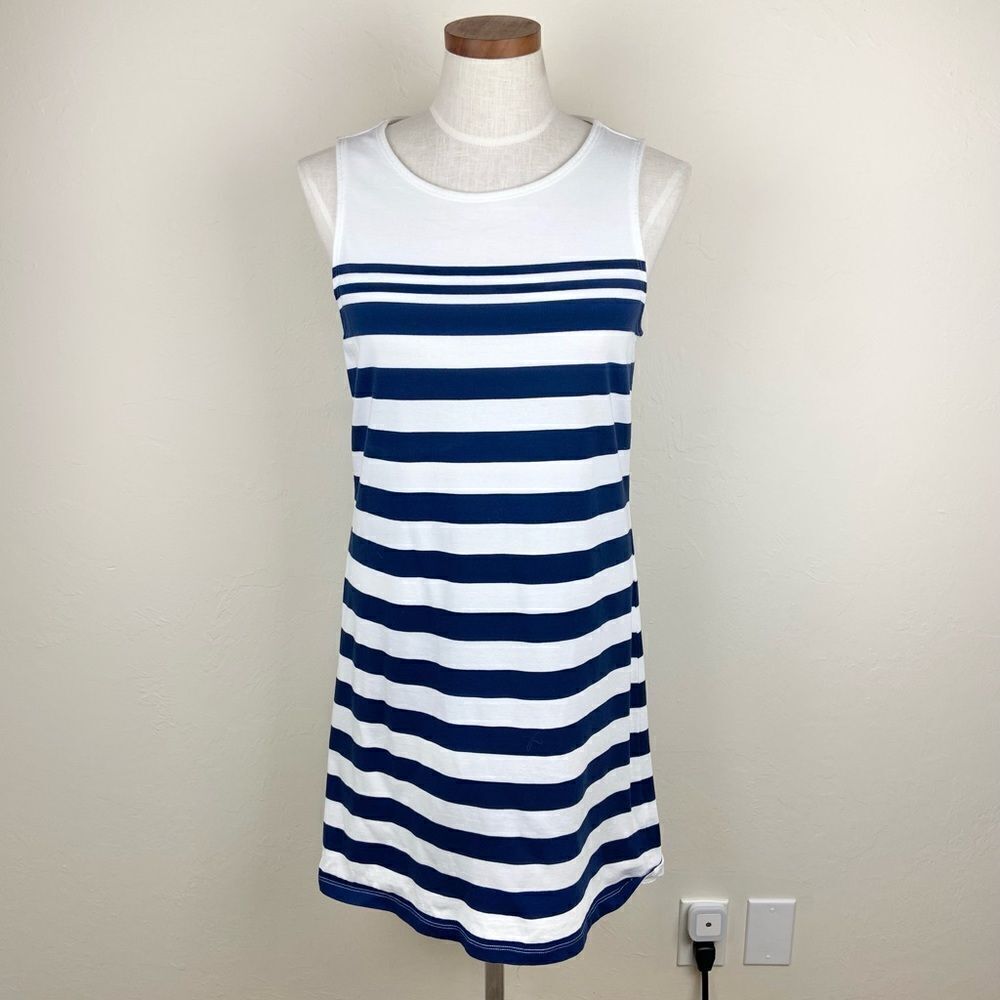 Vineyard Vines Striped Nantucket Shift Dress - Navy & White